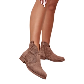 Step in style Botas Modelo S.Barski HY42-151 Marrom - Entre com estilo