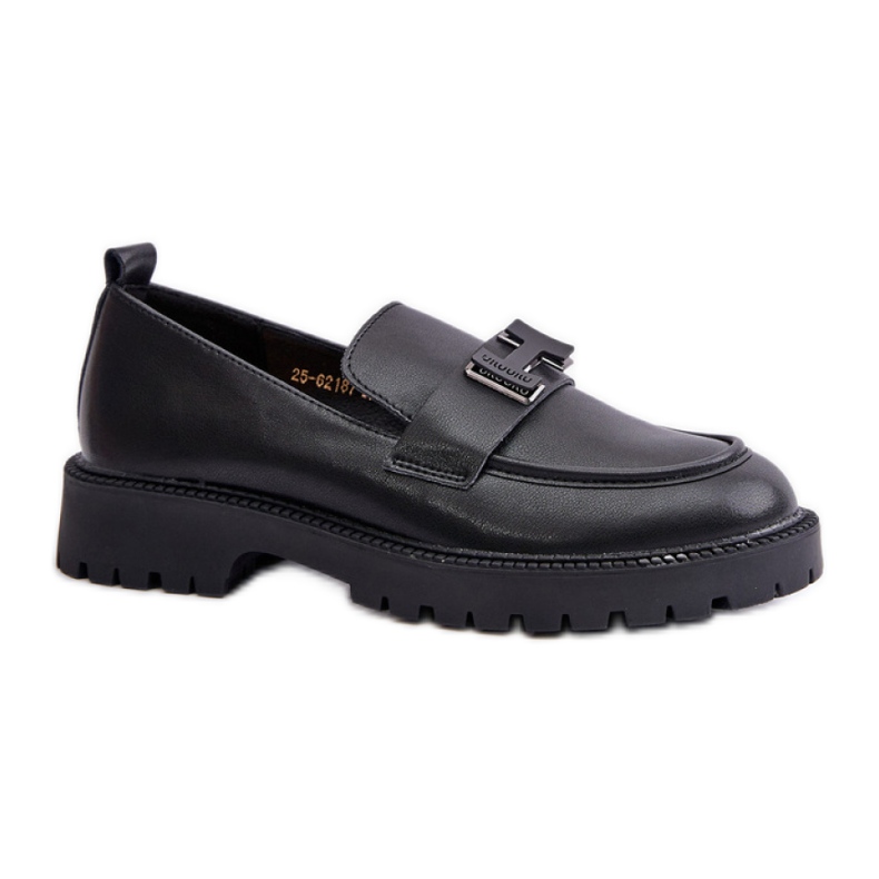 Step in style Mocassins Modelo Vinceza 62187 Couro Preto - Entre com estilo