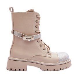 Step in style Botas de trabalho modelo Totah 52022 Bege - Entre com estilo Step in style Botas de trabalho modelo Totah 52022 Bege - Entre com estilo