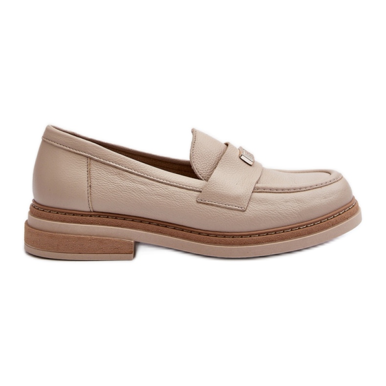 Step in style Mocassins Modelo Zazoo 20165 Bege – Entre com estilo