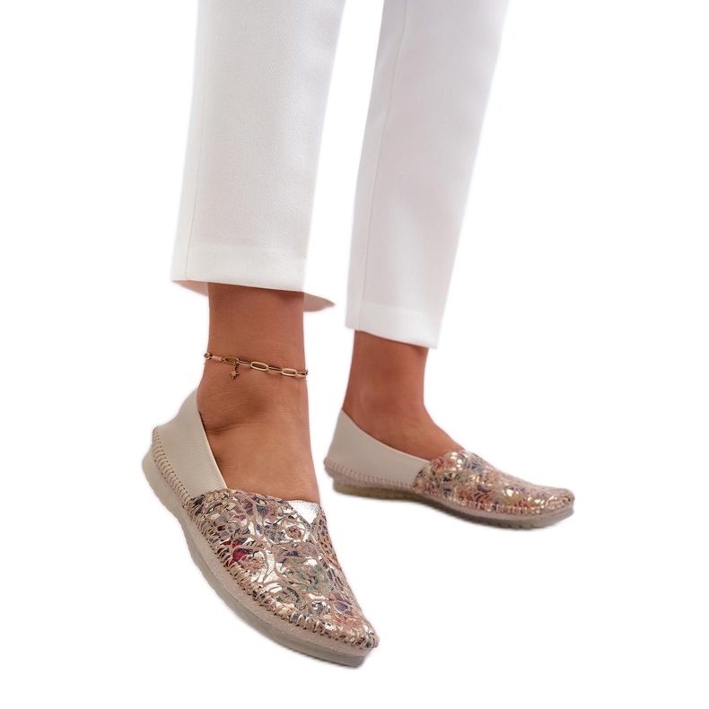 Step in style Sapatilhas Modelo Maciejka 1930B-04 Bege - Entre com estilo