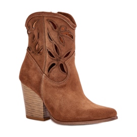 Step in style Botas Modelo Lewski 3612 Marrom - Entre com estilo bege