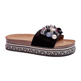 Step in style Sandália Chinelo Modelo S.Barski HY077 Preta - Entre com estilo preto