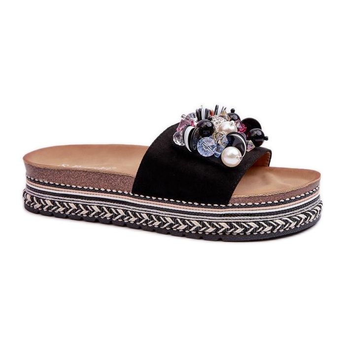 Step in style Sandália Chinelo Modelo S.Barski HY077 Preta - Entre com estilo preto