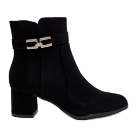 Step in style Botas Modelo Numissa S-1106 Pretas - Entre com estilo preto