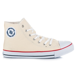 New Age Tênis altos masculinos marrom