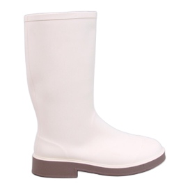 Wellingtons foscos femininos Meness J.Beige bege