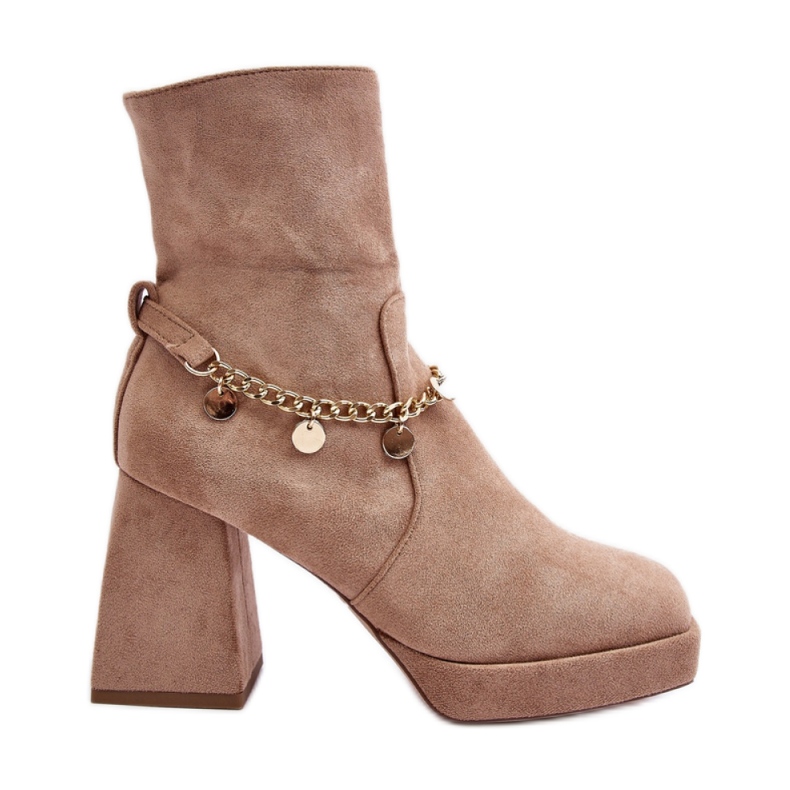 Step in style Botas Modelo Tiselo 168-500 Bege - Entre com estilo