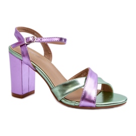 Step in style Sandálias Modelo Abilica M366 Violeta - Entre com estilo roxo
