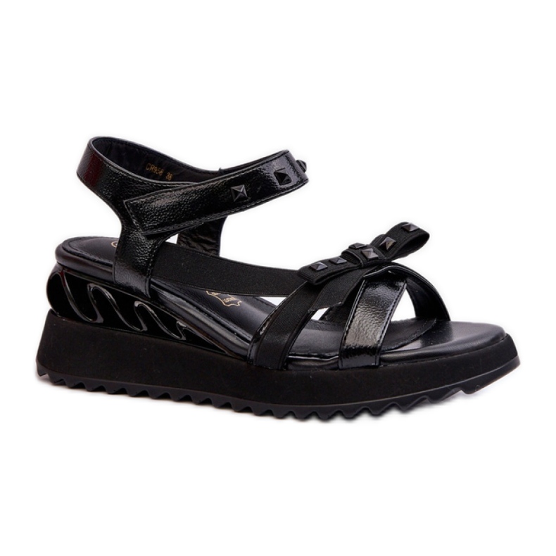 Step in style Sandálias Modelo Da CR956 Pretas - Entre com estilo preto
