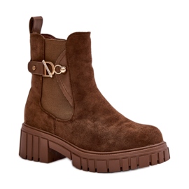 Step in style Botas Modelo Bervena SZ103 Marrom - Entre com estilo