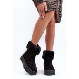 Step in style Botas de neve Modelo Rainsa VL215P Pretas - Entre com estilo preto