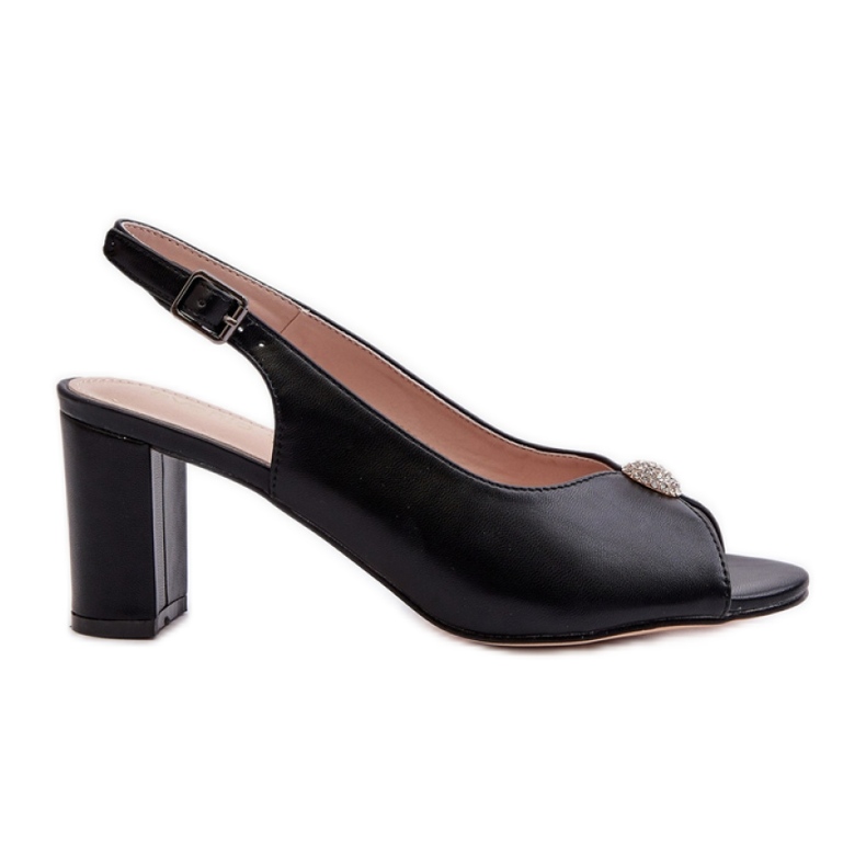 Step in style Sandálias Modelo Trasea 24SD98-6785 Pretas - Entre com estilo preto
