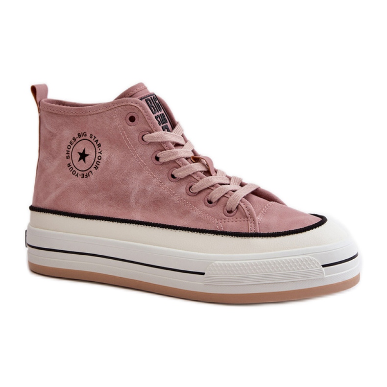 Step in style Tênis Modelo Big Star OO274068 Rosa - Entre com estilo
