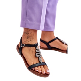 Step in style Sandálias Modelo S.Barski KV-5541-42 Pretas - Entre com estilo preto Step in style Sandálias Modelo S.Barski KV-5541-42 Pretas - Entre com estilo preto