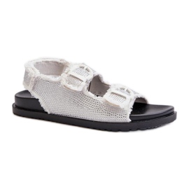 Step in style Sandálias Modelo Irmale H8-698 Brancas - Entre com estilo branco