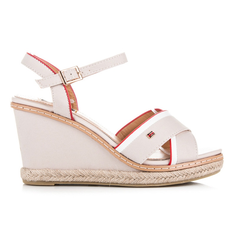 Vices Sandálias femininas de salto alto castanho