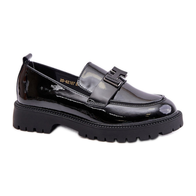 Step in style Mocassins Modelo Vinceza 62187 Verniz Preto – Entre com estilo