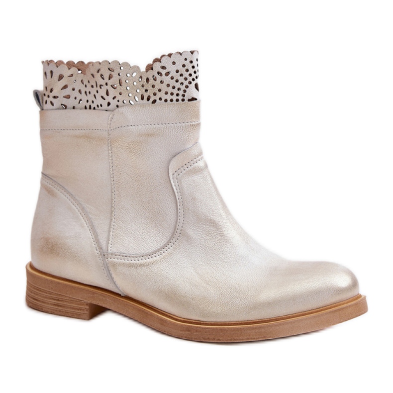 Step in style Botas Modelo Lewski 3624 Gold Rubbed – Entre com estilo amarelo