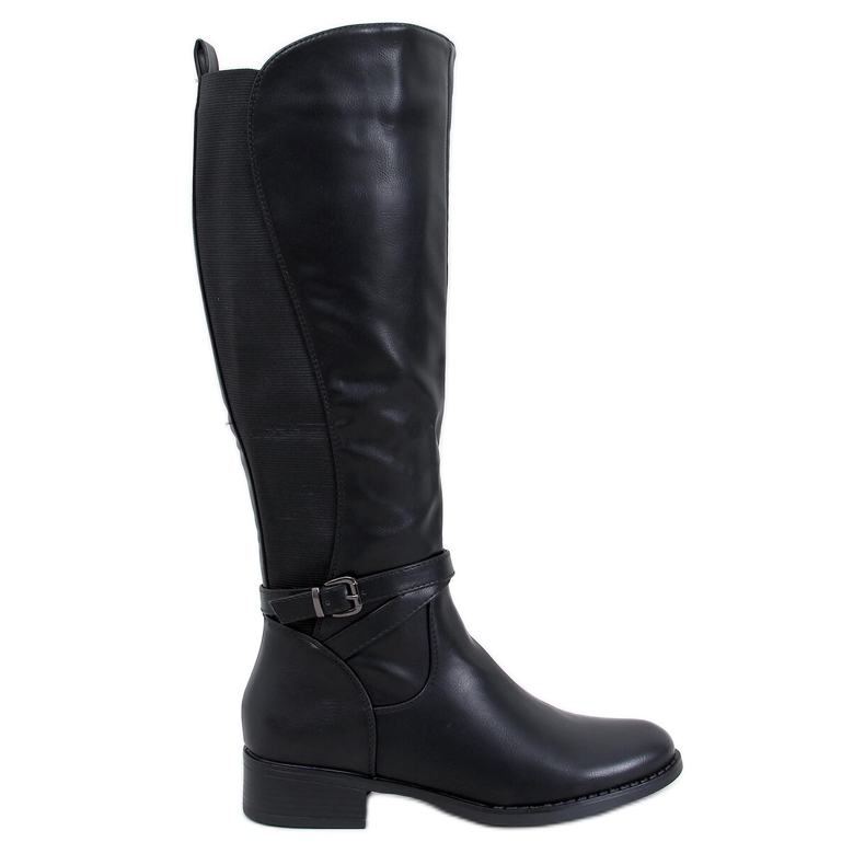 Botas com parte superior flexível Lappen Black preto
