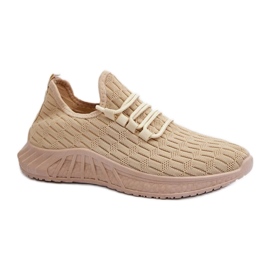 Step in style Calçado Esportivo Modelo Xalara TA-25 Bege - Entre com estilo
