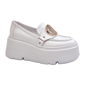Step in style Mocassins Modelo Zazoo 3458 Branco – Entre com estilo
