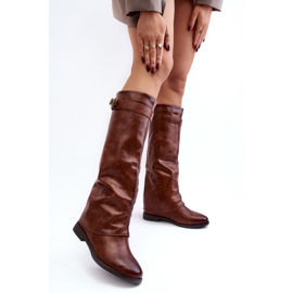 Step in style Botas Modelo Tercella 4694 Marrom - Entre com estilo