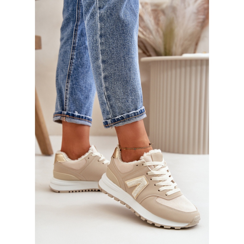 Step in style Calçado Esportivo Modelo Ciamara 55-32 Bege - Entre com estilo