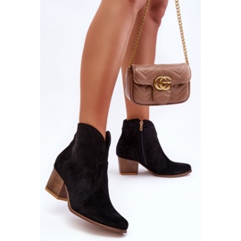 Step in style Botas cowboy Modelo Lewski EV28 Veludo Preto - Entre com estilo