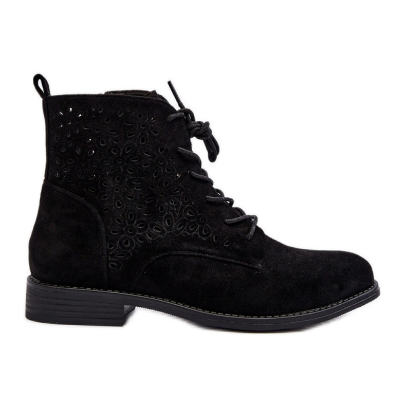 Botas femininas com cano aberto S.Barski Preto Botas femininas com cano aberto S.Barski Preto