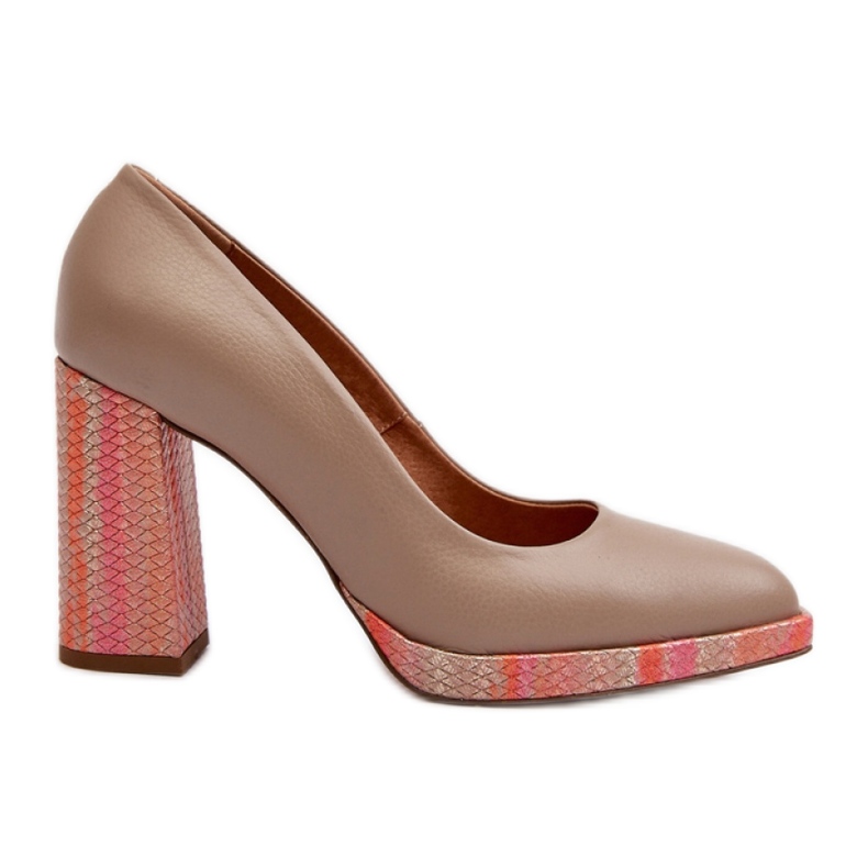 Step in style Scarpin Modelo Laura Messi 2746/252-837 Bege - Entre com estilo