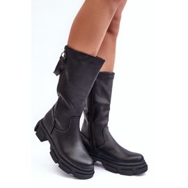 Step in style Botas Modelo Lizames YK032P Pretas - Entre com estilo preto