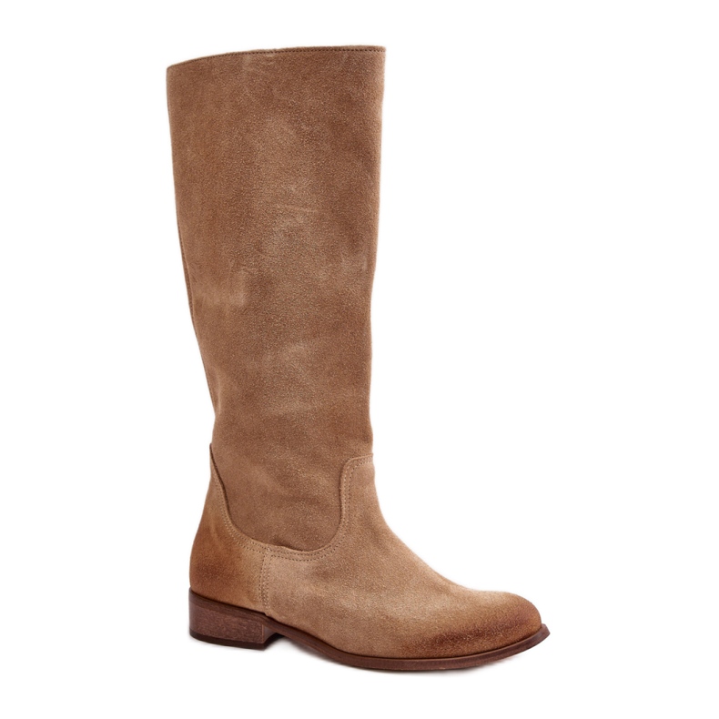 Botas Modelo Lewski 3616 Camurça Bege - Step in style