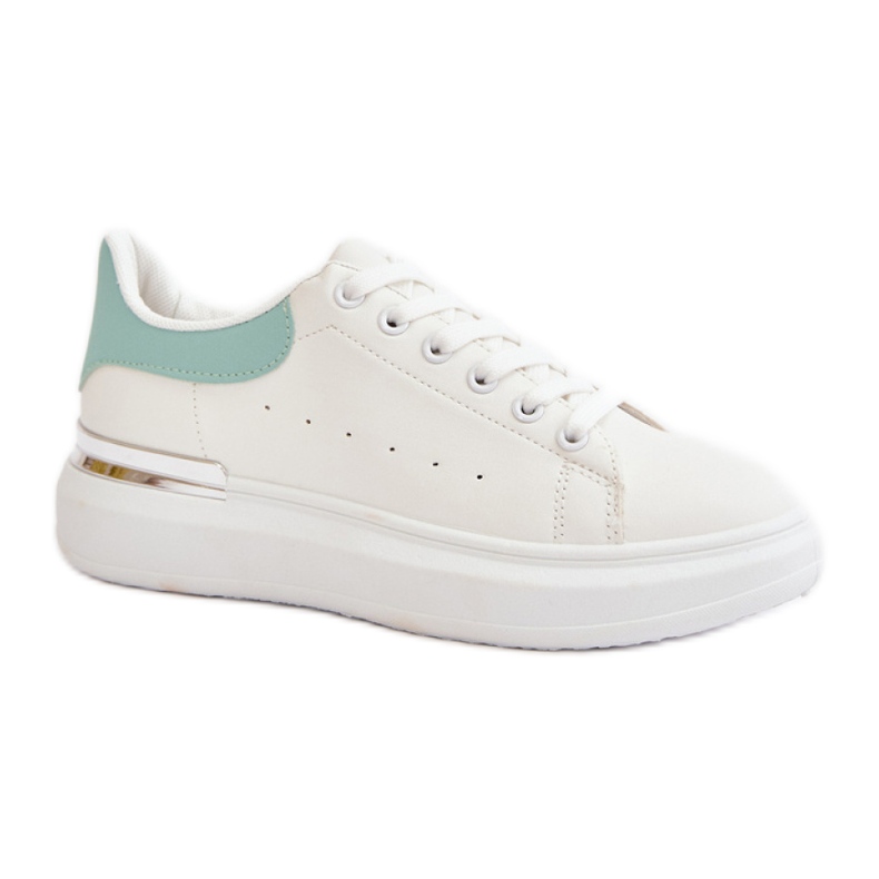 Tênis plataforma feminino Branco/Verde