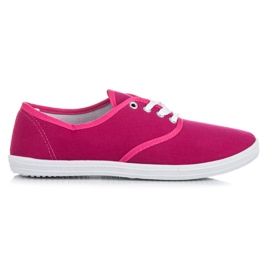 Tênis com atacadores New Age rosa