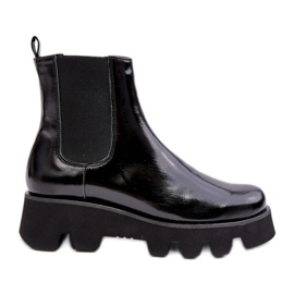 Botins rasos femininos Laura Messi pretos