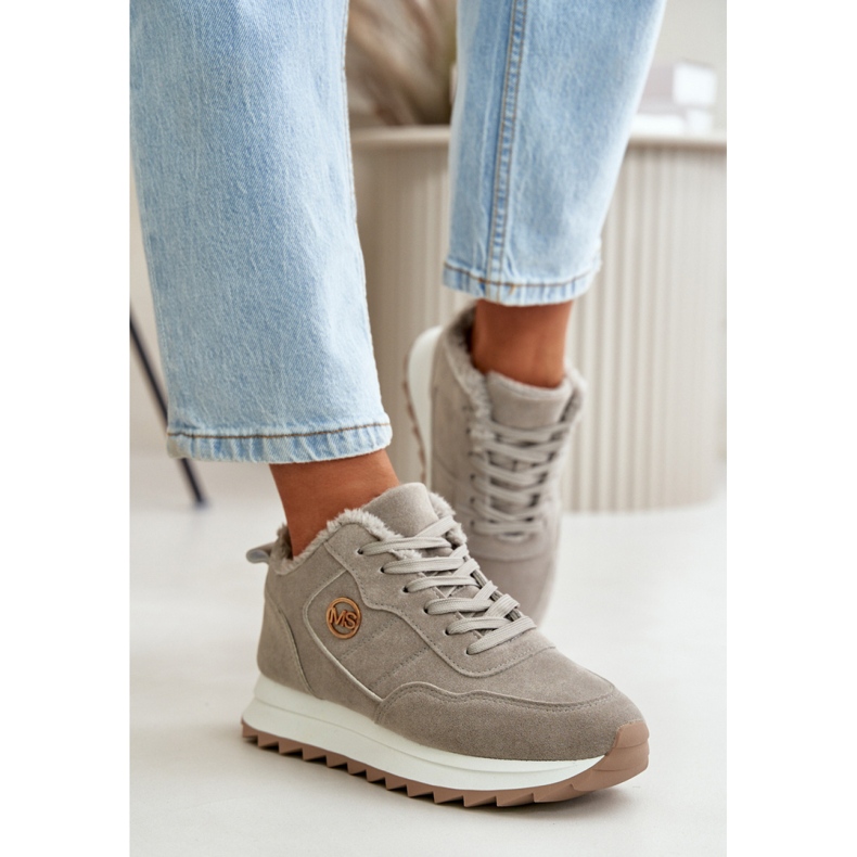 Step in style Calçado Esportivo Modelo Adite TL233-26 Cinza - Entre com estilo