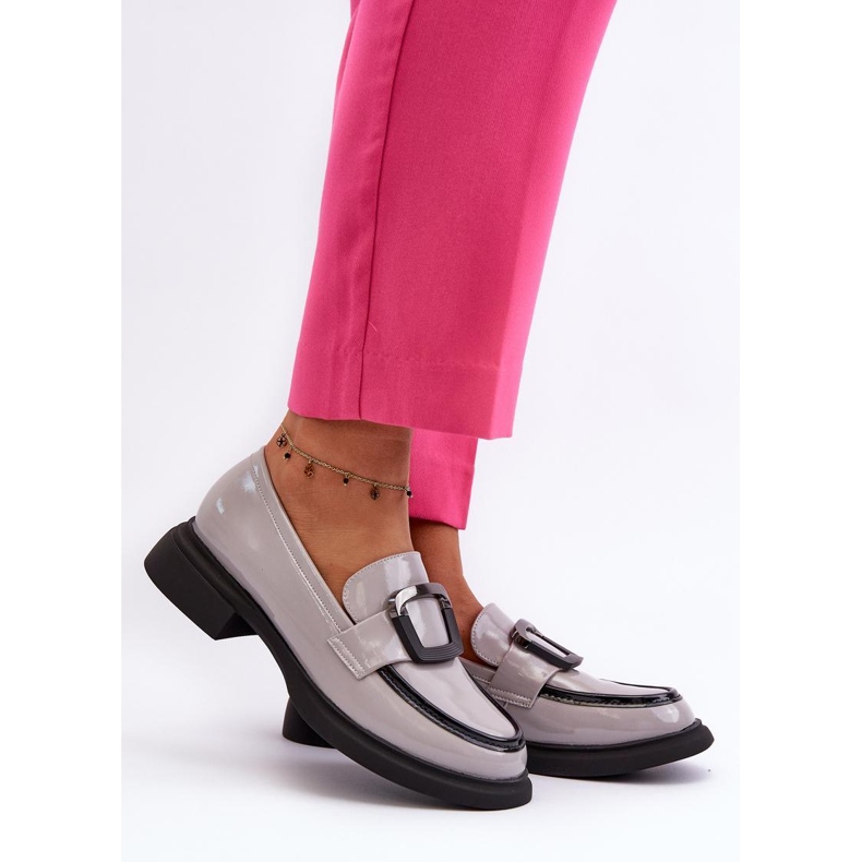 Step in style Mocassins Modelo Fidodia 63503 Cinza – Entre com estilo