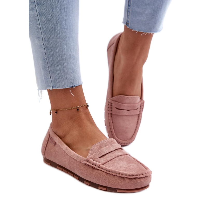 Mocassins femininos Big Star Pink rosa