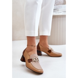 Step in style Scarpin Modelo Laura Messi 2861 Marrom - Entre com estilo