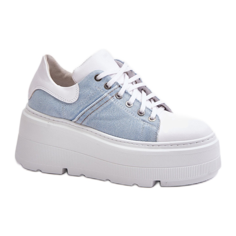 Calçados esportivos com plataforma branca Lewski branco