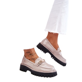 Step in style Mocassins Modelo Ronin MR-X351 Cinza Claro - Entre com estilo