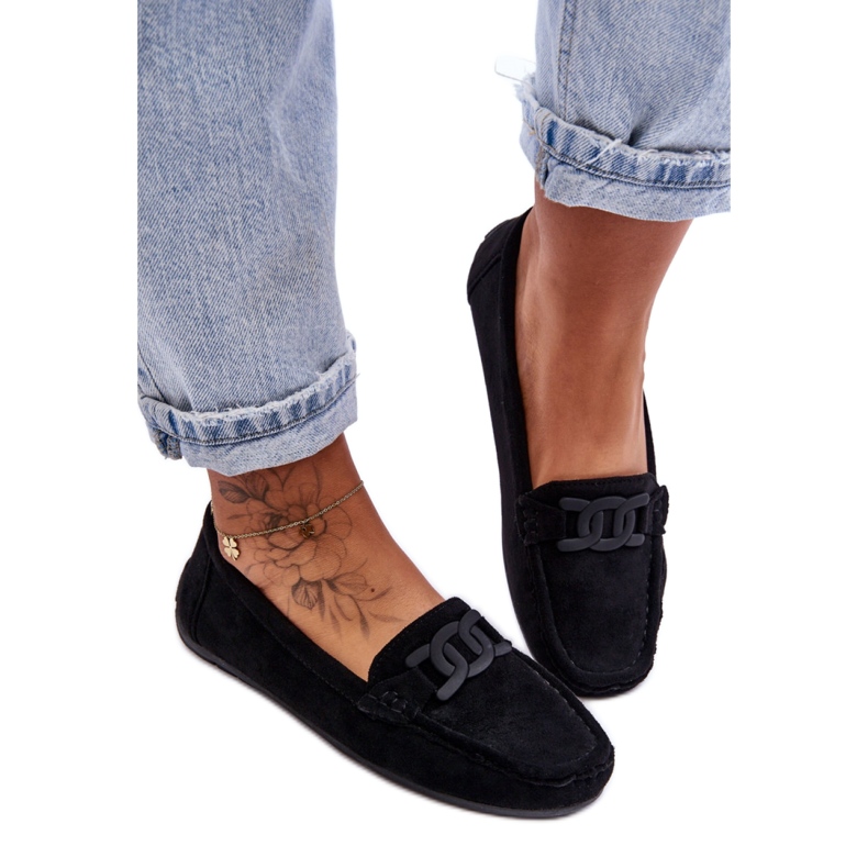 Step in style Mocassins Modelo Rabell DF711 Preto – Entre com estilo
