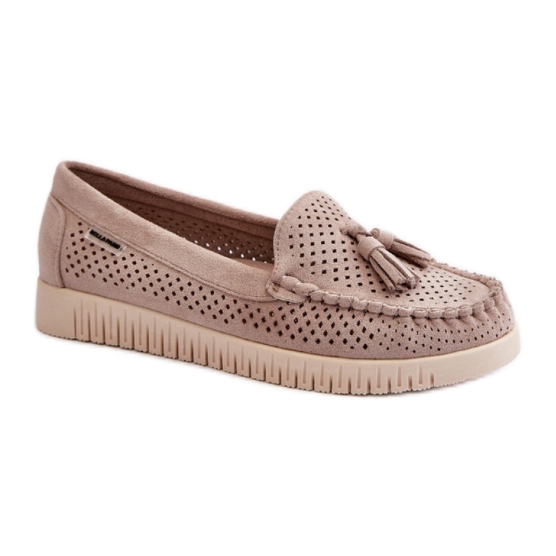 Step in style Mocassins Modelo Tinami HH503-8 Bege - Entre com estilo
