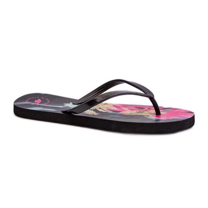 Step in style Sandália flip-flop Modelo 4FRMM00FFLIF138-90S Multicolor - Entre com estilo preto
