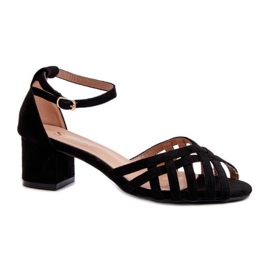 Step in style Sandálias Modelo Monsha JH295P Pretas - Entre com estilo preto