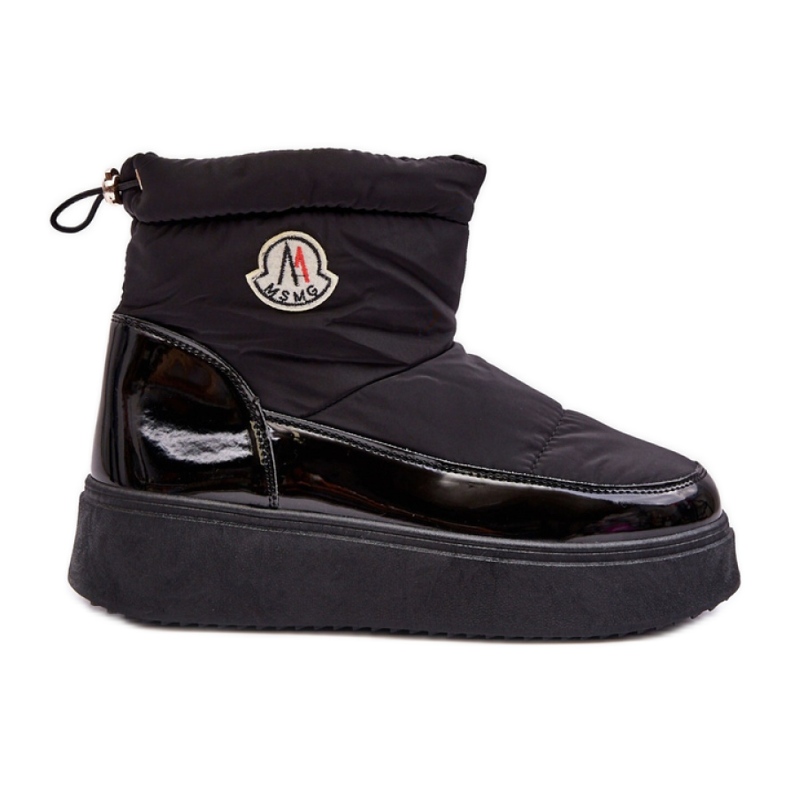 Step in style Botas de neve Modelo Gattea HY852 Pretas - Entre com estilo preto