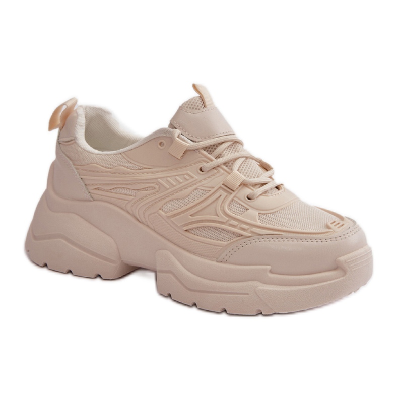 Step in style Calçado Esportivo Modelo Lerista MM06 Bege Claro - Entre com estilo