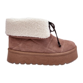 Step in style Botas de neve Modelo Olimuka VL212P Bege - Entre com estilo