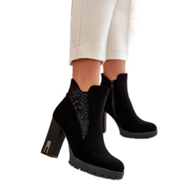 Step in style Botas Modelo Verissae NS329P Pretas - Entre com estilo preto